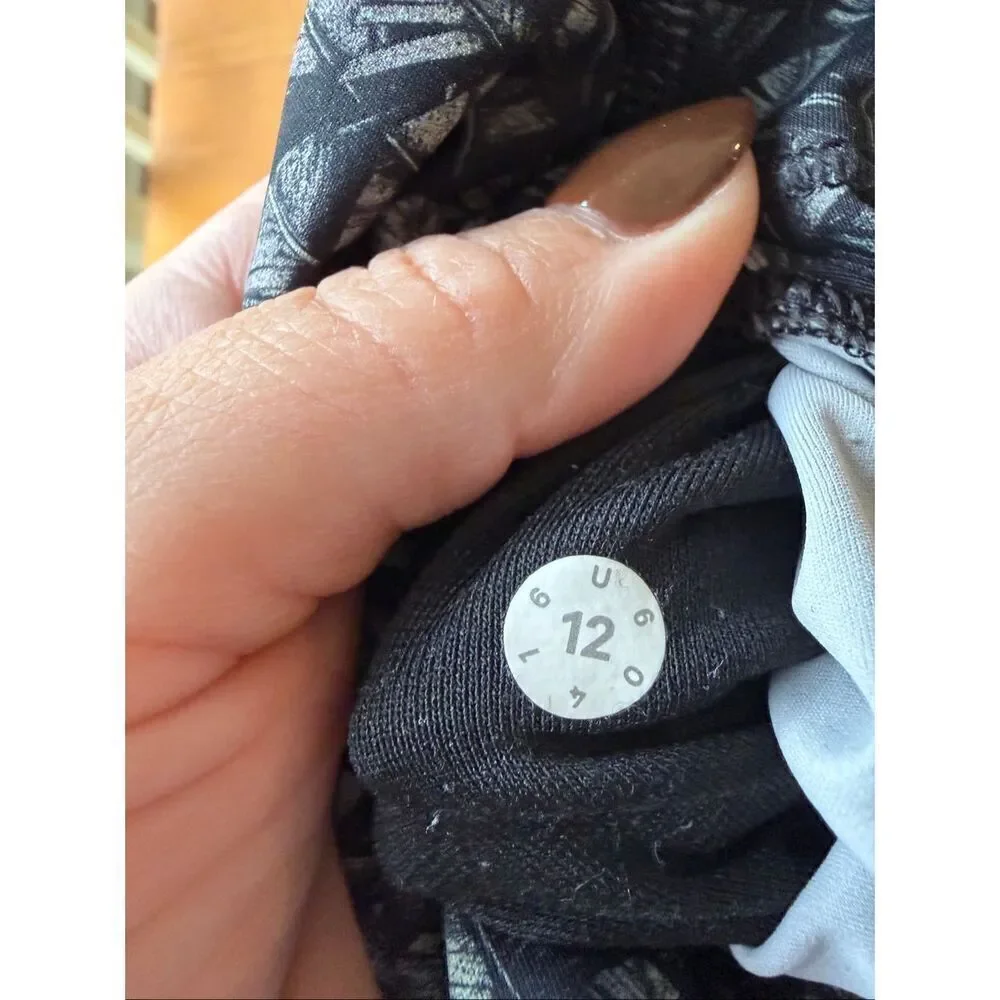 Lululemon High Times Pant (Nulux) Iridescent Multi Black Size 12